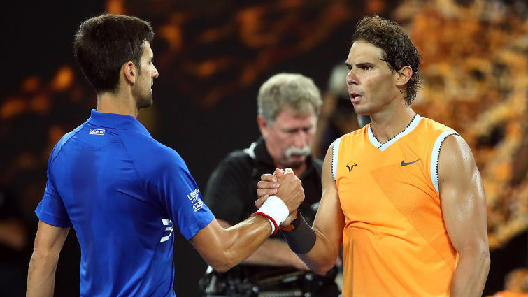 54. Duell zwsichen Novak Djokovic und Rafael Nadal auf der ATP-Tour