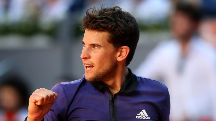 Dominic Thiem got a tough start in Rome