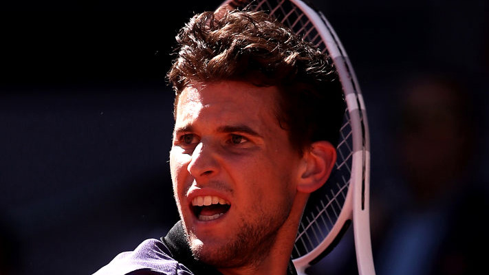 Dominic Thiem was not happy in Rome