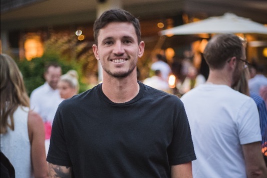 Dennis Novak, der am Dienstag spielfrei hatte