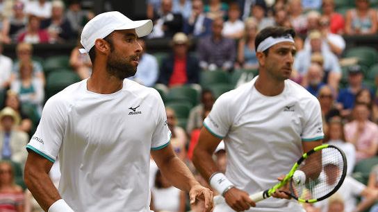 Juan Sebastian Cabal und Robert Farah in Wimbledon