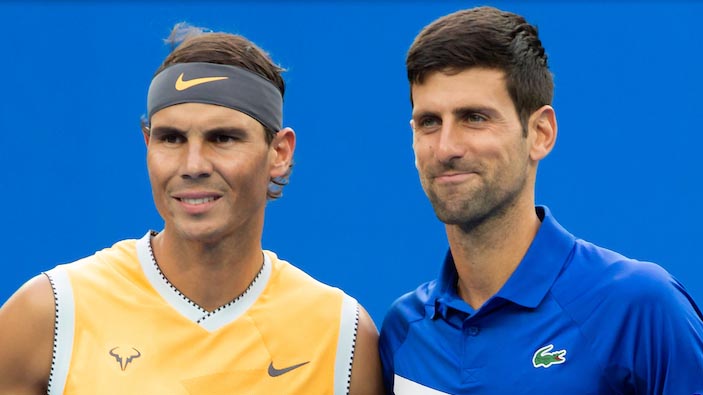 Rafael Nadal and Novak Djokovic will start at the ATP Cup