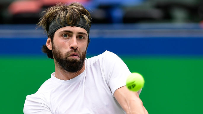 Nikoloz Basilashvili is Dominic Thiem's last-16 opponent in Shanghai