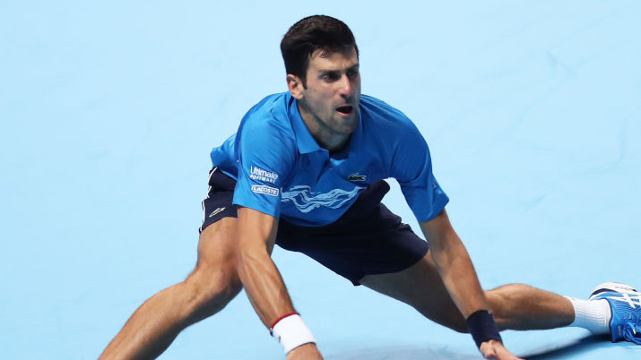 Novak Djokovic braucht einen Sieg für´s Halbfinale Novak Djokovic braucht einen Sieg für´s Halbfinale