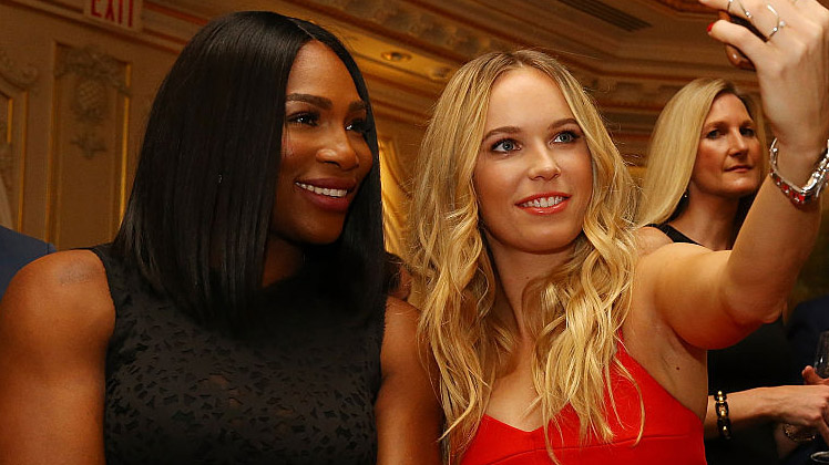 Best friends forever: Serena Williams und Caroline Wozniacki Best friends forever: Serena Williams and Caroline Wozniacki