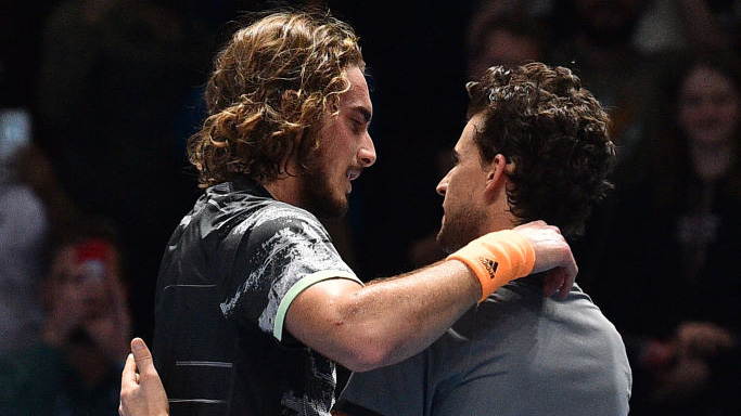 Moving scenes in London: Stefanos Tsitsipas and Dominic Thiem