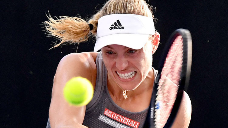 Angelique Kerber ist in Brisbane schon raus Angelique Kerber is already out in Brisbane