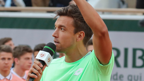 Andreas Mies naturally found the right words in Roland Garros in 2019