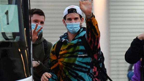 Dominic Thiem is not affected by the strict quarantine