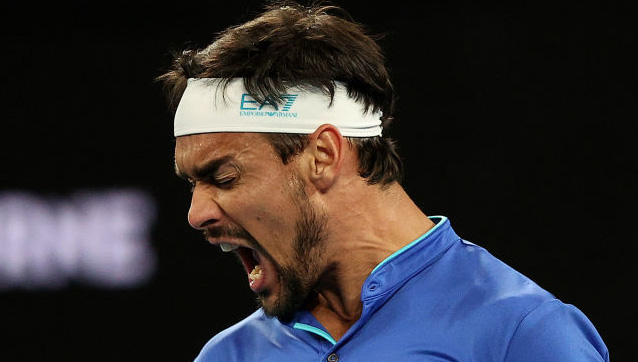 Fabio Fognini - sometimes with strong nerves