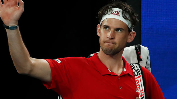 Dominic Thiem am Freitag in Melbourne