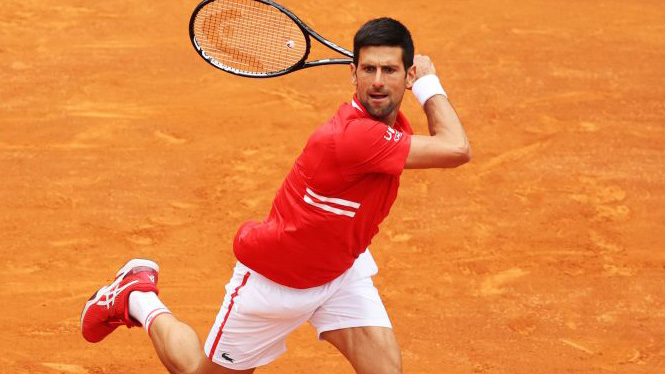Novak Djokovic is warming up in Belgrade this week