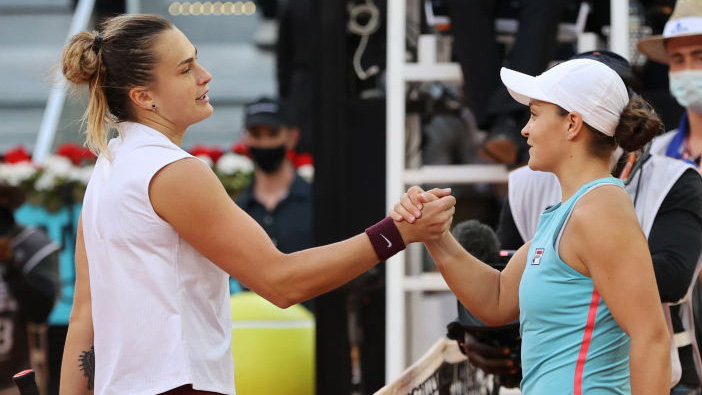 Aryna Sabalenka und Ashleigh Barty dürfen mit Shenzhen planen Aryna Sabalenka and Ashleigh Barty are allowed to plan with Shenzhen
