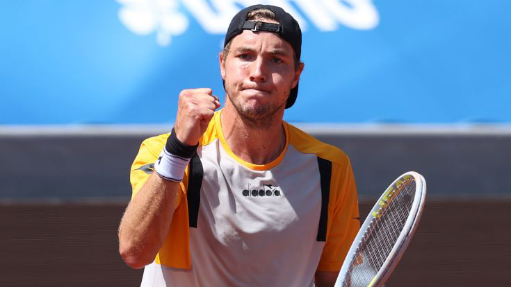 Jan-Lennard Struff steht vor seinem ersten Titelgewinn Jan-Lennard Struff is about to win his first title