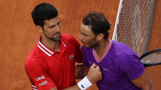 Novak Djokovic and Rafael Nadal know each other very well - it's the 58th duel