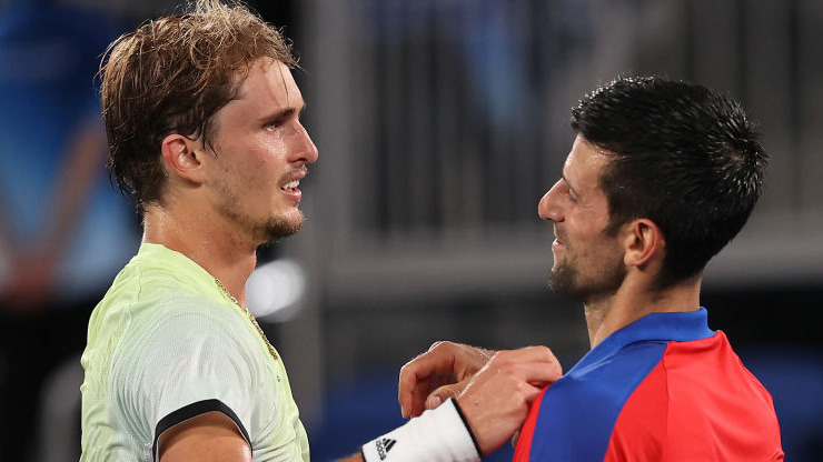 In Tokyo, Novak Djokovic had to congratulate Alexander Zverev ...