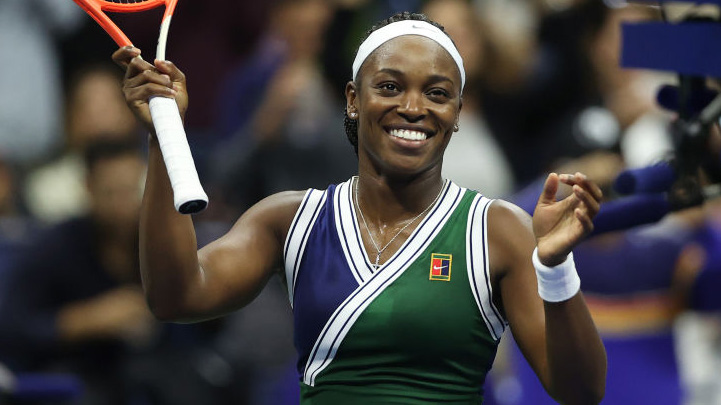 Sloane Stephens war am Mittwoch in brillanter Form Sloane Stephens was in brilliant shape on Wednesday