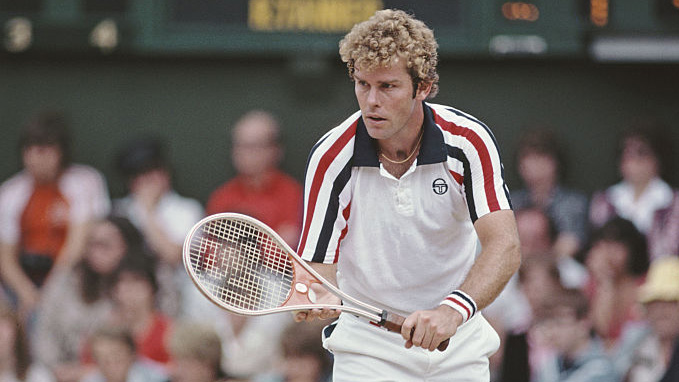 Roscoe Tanner im Wimbledon-Finale 1979