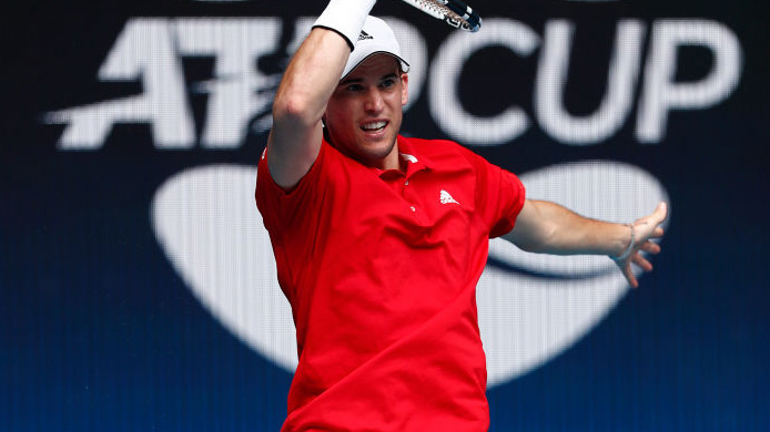 Dominic Thiem muss beim ATP Cup gegen Daniil Medvedev ran