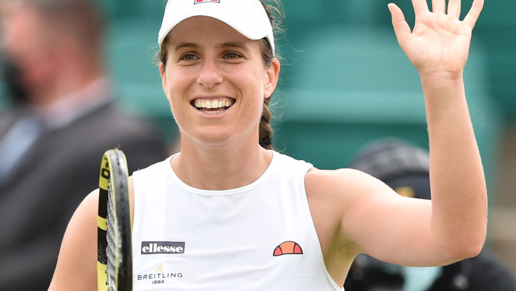 Johanna Konta hat sich aus der Tennisszene verabschiedet Johanna Konta has said goodbye to the tennis scene