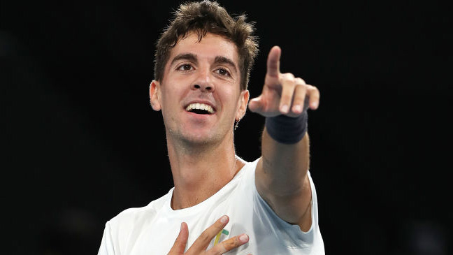 Thanasi Kokkinakis is in the final of Adelaide 2