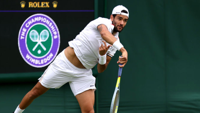 Matteo Berrettini will not serve again at Wimbledon 2022