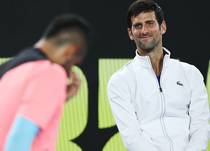 Nick Kyrgios, Novak Djokovic Nick Kyrgios, Novak Djokovic