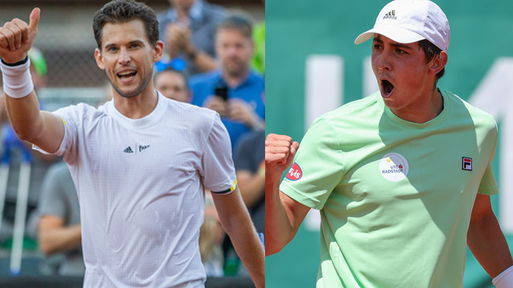 Dominic Thiem und Sascha Shevchenko kennen einander seit vielen Jahren