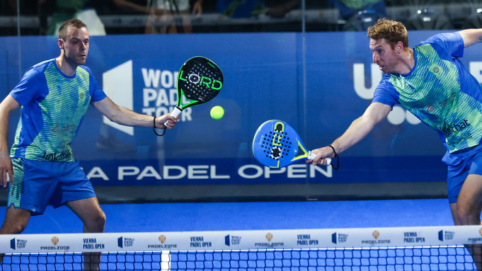 David Alten and Christoph Krenn at the Vienna Padel Open in spring 2022