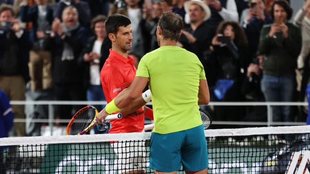 Eines der besten Matches des Jahres 2022: Novak Djokovic gegen Rafael Nadal in Roland Garros