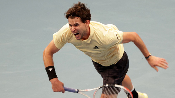 Dominic Thiem in der Wiener Stadthalle