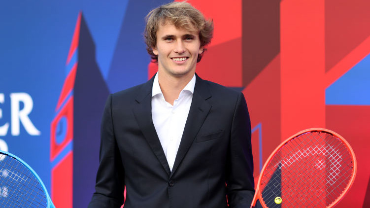 Alexander Zverev at the Laver Cup in London