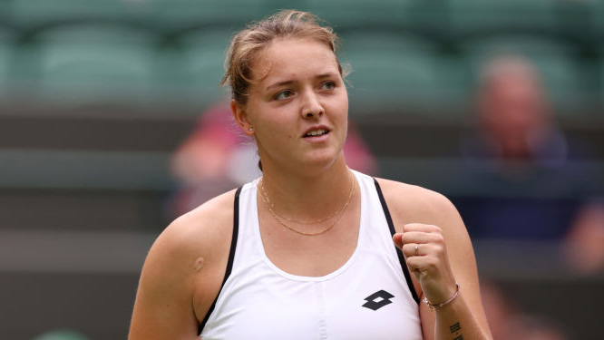 Jule Niemeier was also able to handle the pressure well at Wimbledon