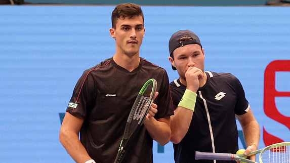 Alexander Erler and Lucas Miedler won their opening match in Adelaide