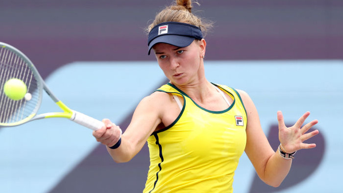 Barbora Krejcikova is through to the round of 16 in Adelaide