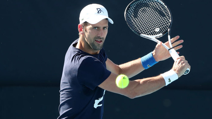 Novak Djokovic also competes in doubles in Adelaide