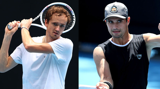 Daniil Medvedev geht als Favorit in die Partie gegen Marcos Giron Daniil Medvedev geht als Favorit in die Partie gegen Marcos Giron
