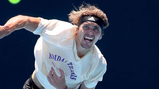 Alexander Zverev bei den Vorbereitungen für die Australian Open Alexander Zverev bei den Vorbereitungen für die Australian Open