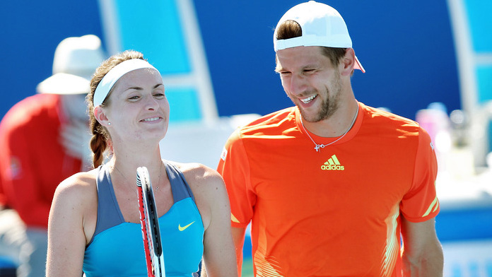 Platz 11: Nicht nur der gemeinsame Wimbledon-Sieg im Mixed im Jahr 2011 hat Iveta Benesova und Jürgen Melzer über eine geraume Zeit verbunden. Jojo: 8; Iveta: 25; Kombi: 16,5
