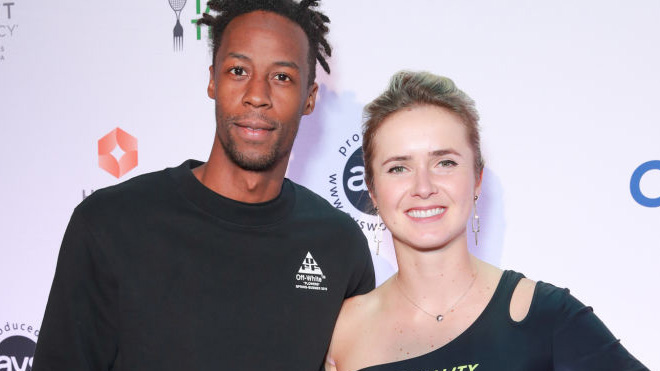 Platz 4: Verliebt, verlobt, verheiratet. Und jetzt auch schon Eltern einer Tochter. What´s not t like about Gael Monfils und Elina Svitolina? Gael: 6; Elina: 3; Kombi: 4,5