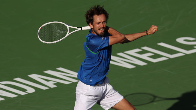 Daniil Medvedev is in Indian Wells for the first time in the semifinals