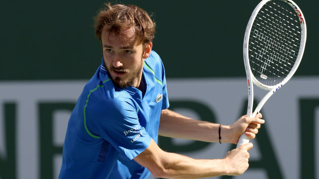 Daniil Medvedev hat sich mit den Bedingungen in Indian Wells mittlerweile angefreundet Daniil Medvedev hat sich mit den Bedingungen in Indian Wells mittlerweile angefreundet