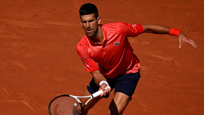 Novak Djokovic hatte einen entspannten Sonntagnachmittag