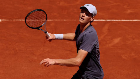 Jannik Sinner am Donnerstag in Roland Garros