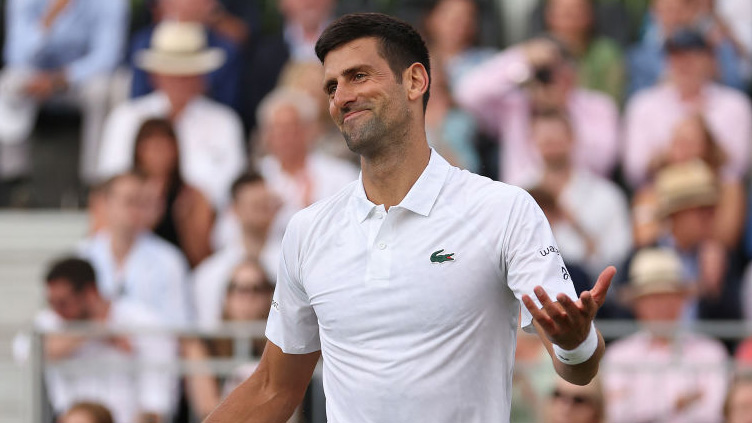 Novak Djokovic kann sich in Wimbledon 2023 nur selbst schlagen Novak Djokovic kann sich in Wimbledon 2023 nur selbst schlagen