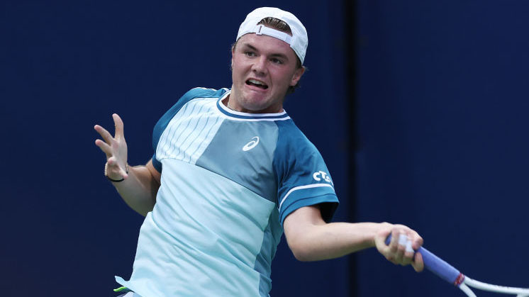 Dominic Stricker bei den US Open 2023 Dominic Stricker bei den US Open 2023