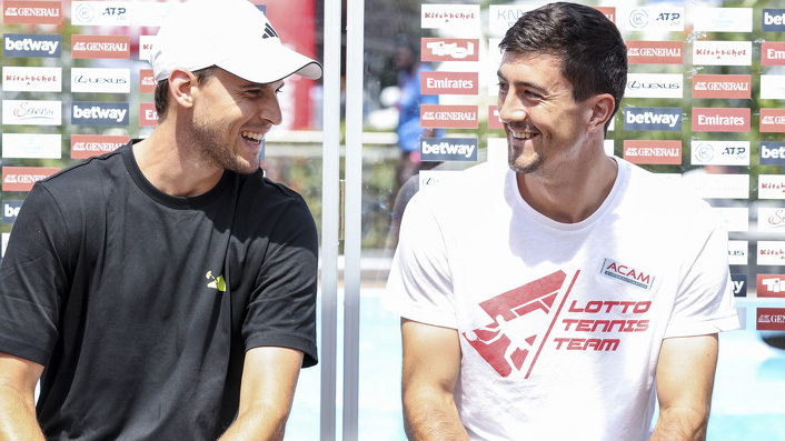 Dominic Thiem und Sebastian Ofner treffen zum vierten Mal aufeinander Dominic Thiem und Sebastian Ofner treffen zum vierten Mal aufeinander