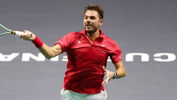 Stan Wawrinka was not happy in Manchester on Tuesday