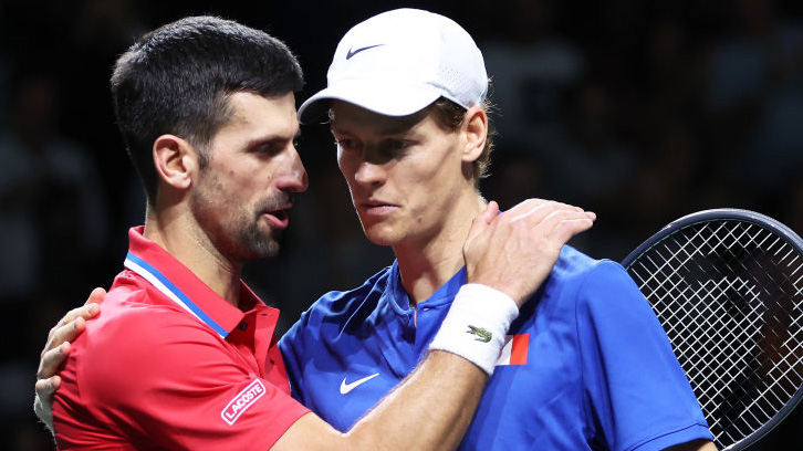 Novak Djokovic und Jannik Sinner treffen zum siebenten Mal aufeinander Novak Djokovic und Jannik Sinner treffen zum siebenten Mal aufeinander