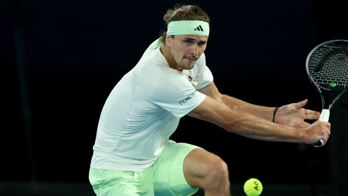 Alexander Zverev musste sich gegen Jordan Thompson strecken Alexander Zverev musste sich gegen Jordan Thompson strecken
